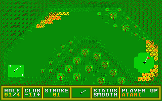 GP Golf atari screenshot